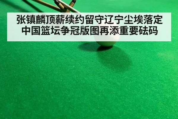 张镇麟顶薪续约留守辽宁尘埃落定 中国篮坛争冠版图再添重要砝码